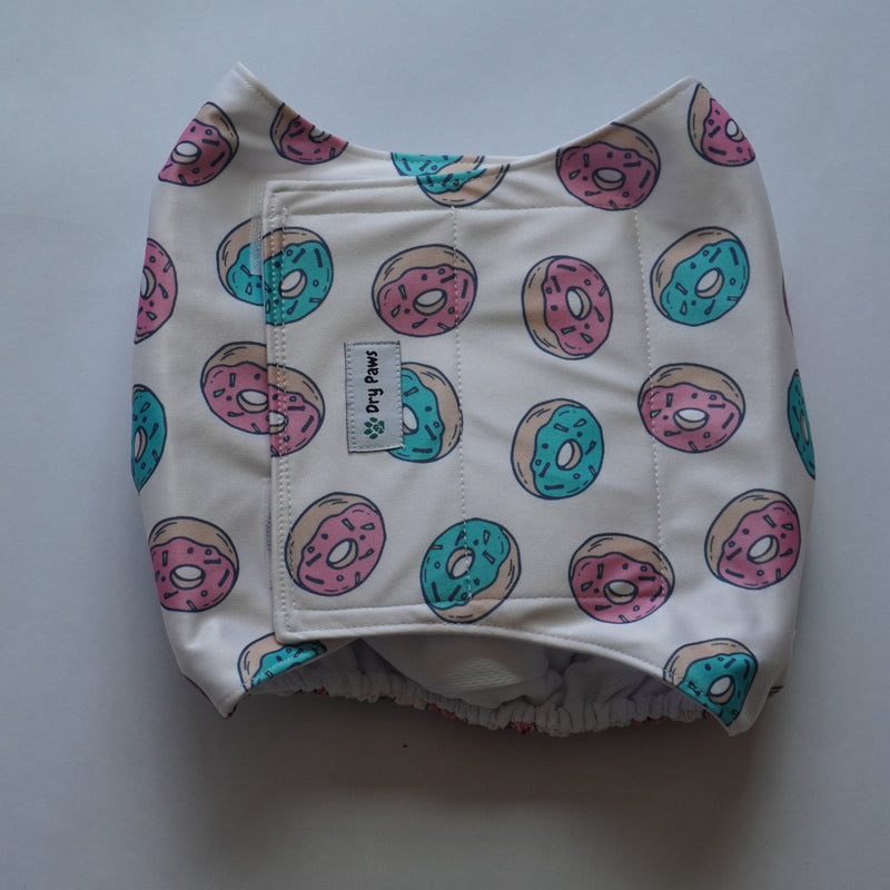 Donuts Male Doggy Diaper (2 Pack) - Dry Paws